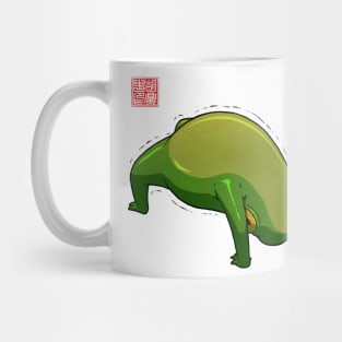 Yoga Frog Wheel Pose Mug